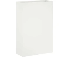 Sodo vazonas Balta 50 x 20 x 75 cm Šaltai valcuotas plienas