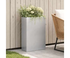 Sodo vazonas Sidabrinė 40 x 20 x 75 cm Galvanizuotas plienas