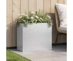 Sodo vazonas Sidabrinė 50 x 20 x 40 cm Galvanizuotas plienas