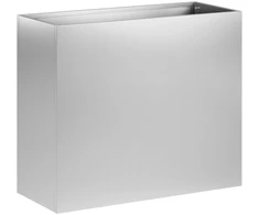 Sodo vazonas Sidabrinė 50 x 20 x 40 cm Galvanizuotas plienas
