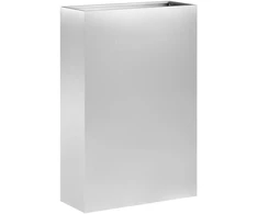 Sodo vazonas Sidabrinė 50 x 20 x 75 cm Galvanizuotas plienas
