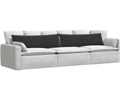 Sofa Pagalvės 2 pcs Juoda 145 x 40 cm Kordūrinis audinys