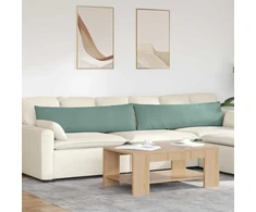 Sofa Pagalvės 2 pcs Jūrinė žalia 145 x 40 cm Kordūrinis audinys