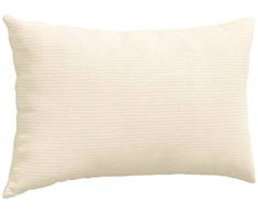 Sofa Pagalvės 2 pcs Kreminė 50 x 30 cm Kordūrinis audinys