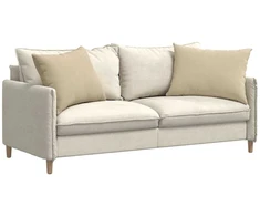 Sofa Pagalvės 2 vnt. audinys Kreminė 70 x 50 cm