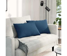 Sofa Pagalvės 2 vnt. audinys Mėlyna 60 x 40 cm