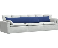 Sofa Pagalvės 2 pcs Policijos mėlyna 200 x 40 cm