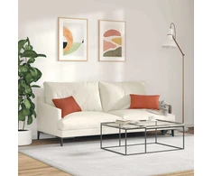 Sofa Pagalvės 2 pcs Raudona oranžinė 50 x 30 cm