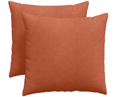 Sofa Pagalvės 2 pcs Raudona oranžinė 50 x 50 cm