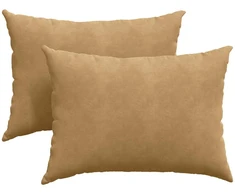 Sofa Pagalvės 2 pcs Ruda 70 x 50 cm Kordūrinis audinys