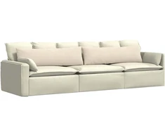 Sofa Pagalvės 2 pcs Smėlio 145 x 40 cm audinys