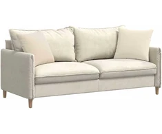 Sofa Pagalvės 2 pcs Smėlio 45 x 45 cm audinys