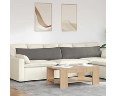 Sofa Pagalvės 2 pcs Šviesiai pilka 145 x 40 cm