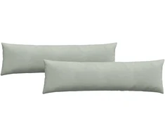 Sofa Pagalvės 2 pcs Šviesiai pilka 145 x 40 cm