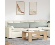 Sofa Pagalvės 2 pcs Šviesiai pilka 145 x 40 cm