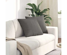 Sofa Pagalvės 2 pcs Šviesiai pilka 50 x 50 cm
