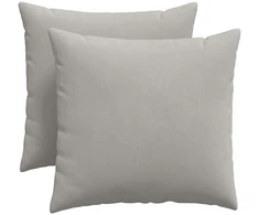 Sofa Pagalvės 2 vnt. audinys Šviesiai pilka 50 x 50 cm