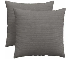 Sofa Pagalvės 2 pcs Šviesiai pilka 50 x 50 cm