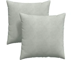 Sofa Pagalvės 2 pcs Šviesiai pilka 60 x 60 cm