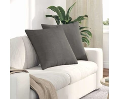 Sofa Pagalvės 2 pcs Šviesiai pilka 80 x 80 cm