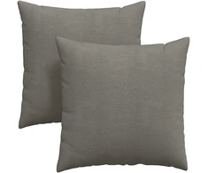 Sofa Pagalvės 2 pcs Šviesiai pilka 80 x 80 cm