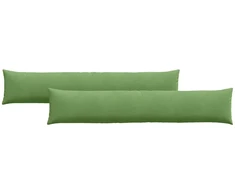 Sofa Pagalvės 2 pcs Šviesiai žalia 200 x 40 cm