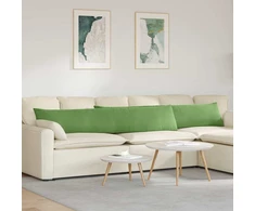 Sofa Pagalvės 2 pcs Šviesiai žalia 200 x 40 cm