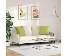 Sofa Pagalvės 2 vnt. audinys Šviesiai žalia 50 x 50 cm