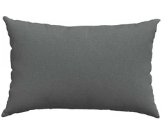 Sofa Pagalvės 2 vnt. audinys Tamsiai pilka 60 x 40 cm