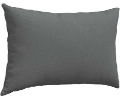 Sofa Pagalvės 2 vnt. audinys Tamsiai pilka 60 x 40 cm