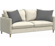Sofa Pagalvės 2 vnt. audinys Tamsiai pilka 70 x 50 cm