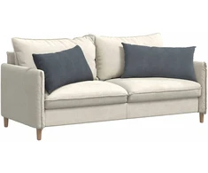 Sofa Pagalvės 2 vnt. Tamsiai pilka 80 x 40 cm Kordūrinis audinys