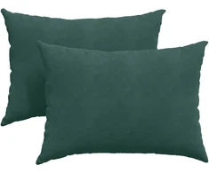 Sofa Pagalvės 2 pcs Tamsiai žalia 70 x 50 cm Kordūrinis audinys