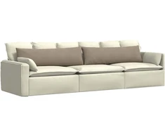 Sofa Pagalvės 2 vnt. audinys Tortora 145 x 40 cm