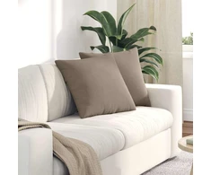 Sofa Pagalvės 2 vnt. audinys Tortora 50 x 50 cm