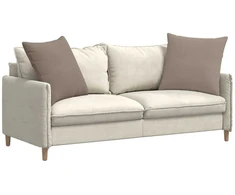 Sofa Pagalvės 2 pcs Taupe 80 x 80 cm audinys