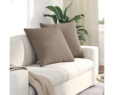 Sofa Pagalvės 2 pcs Taupe 80 x 80 cm audinys