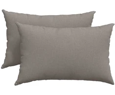 Sofa Pagalvės 2 pcs Taupe 60 x 40 cm audinys