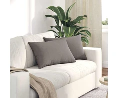 Sofa Pagalvės 2 pcs Taupe 60 x 40 cm audinys