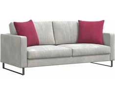 Sofa Pagalvės 2 pcs Vyno raudona 50 x 50 cm Kordūrinis audinys