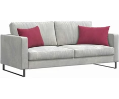 Sofa Pagalvės 2 pcs Vyno raudona 60 x 40 cm Kordūrinis audinys