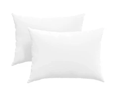 Sofa Pagalvės 2 pcs Balta 70 x 50 cm audinys