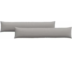 Sofa Pagalvės 2 vnt. audinys Debesų pilka 200 x 40 cm