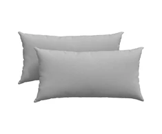 Sofa Pagalvės 2 vnt. audinys Debesų pilka 80 x 40 cm