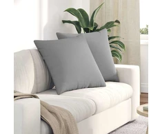 Sofa Pagalvės 2 vnt. audinys Debesų pilka 80 x 80 cm
