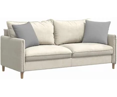 Sofa Pagalvės 2 vnt. audinys Debesų pilka 45 x 45 cm