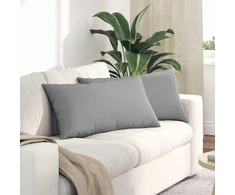 Sofa Pagalvės 2 vnt. audinys Debesų pilka 80 x 40 cm