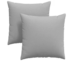 Sofa Pagalvės 2 vnt. audinys Debesų pilka 80 x 80 cm