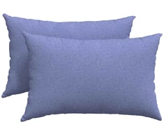 Sofa Pagalvės 2 pcs Džinsinės mėlynos 60 x 40 cm audinys