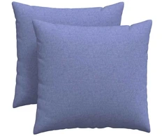 Sofa Pagalvės 2 pcs Džinsinės mėlynos 45 x 45 cm audinys